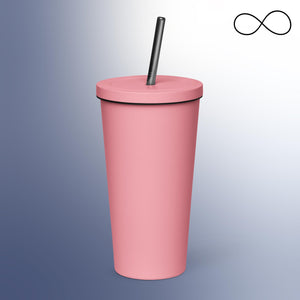 UD Insulated tumbler with a straw