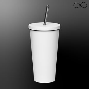 UD Insulated tumbler with a straw