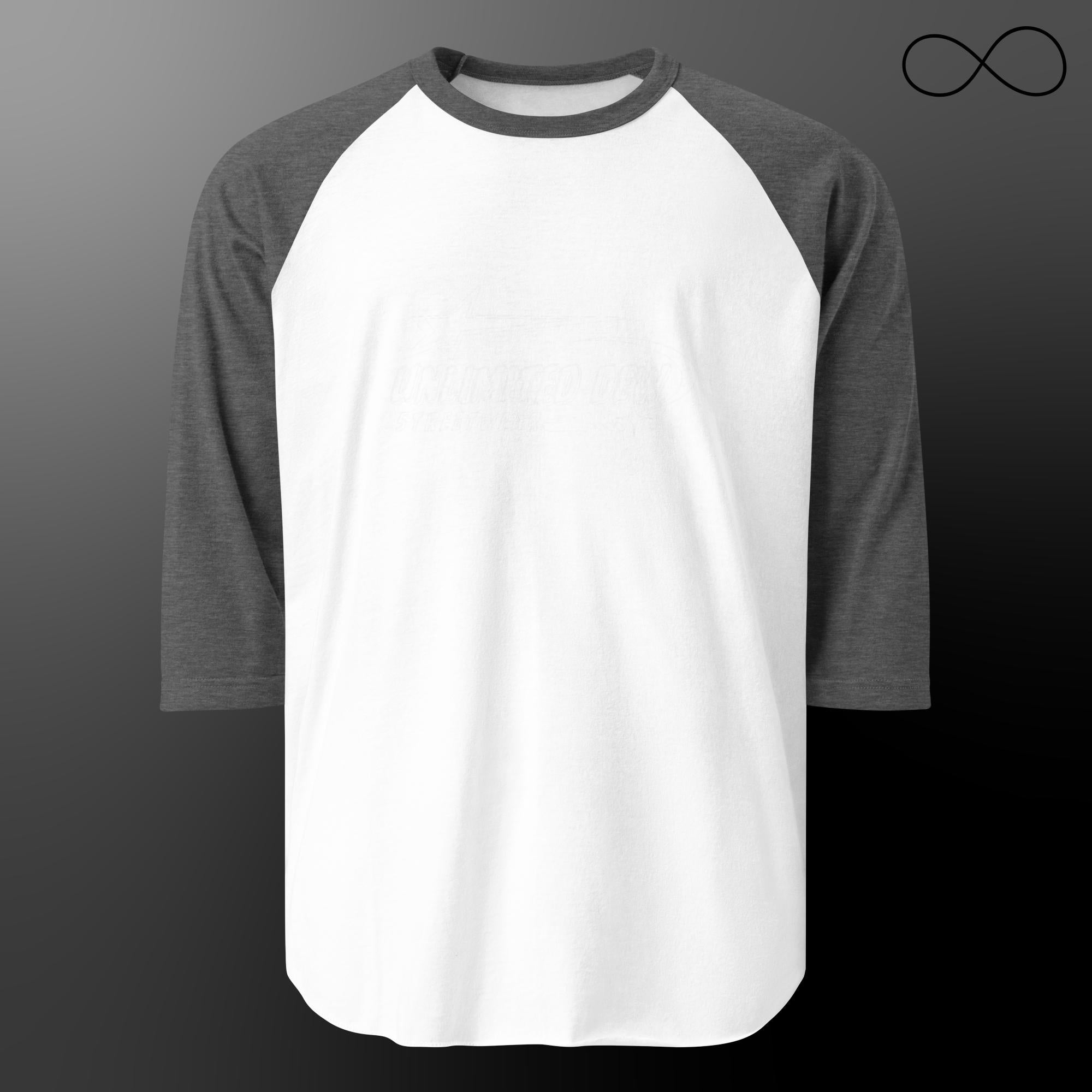 UNL DEW 15 3/4 sleeve raglan shirt