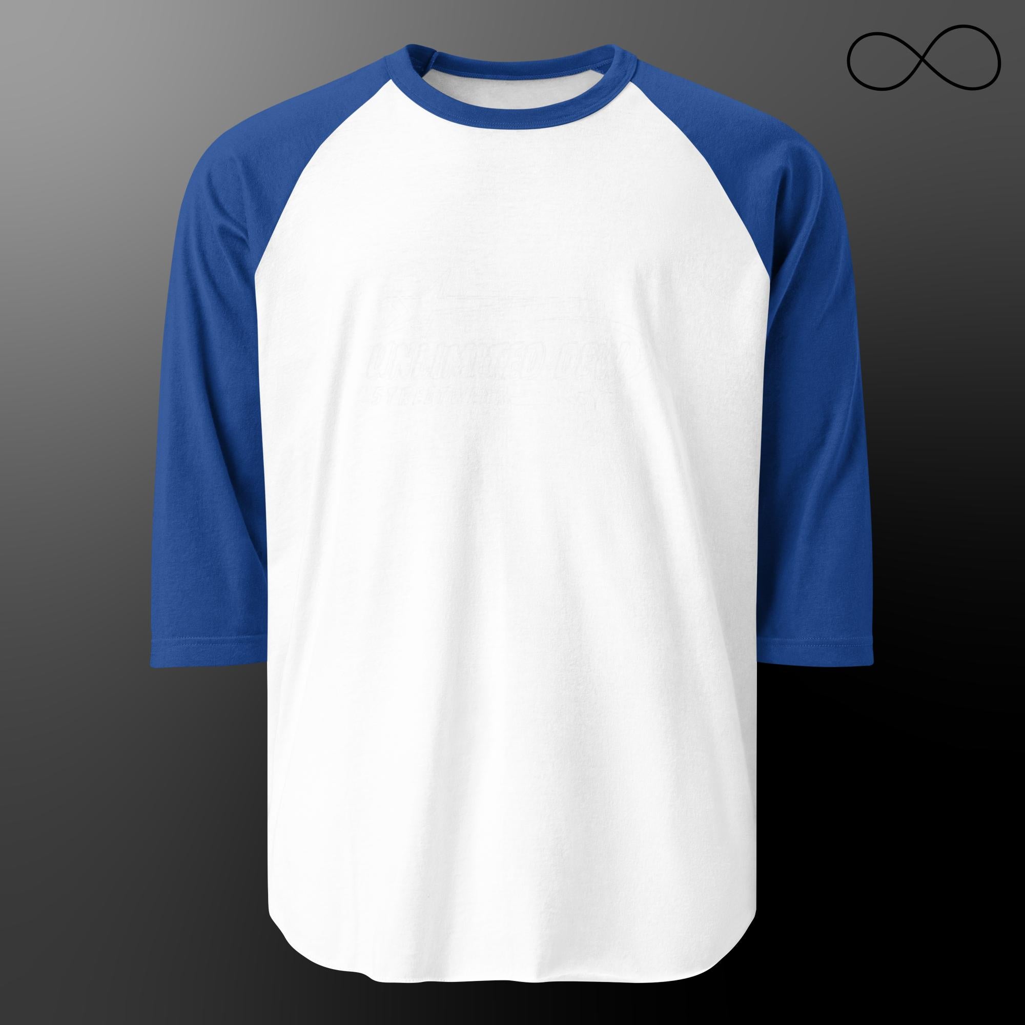 UNL DEW 15 3/4 sleeve raglan shirt