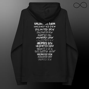 MULTIPLE FONTS- reg- Unisex eco raglan hoodie