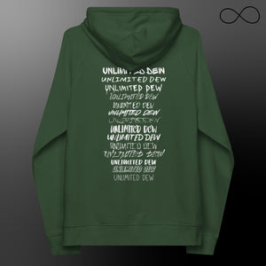 MULTIPLE FONTS- reg- Unisex eco raglan hoodie