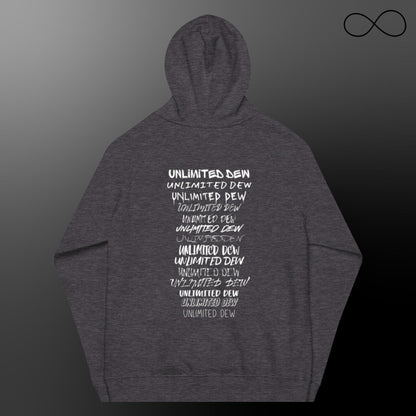 Multiple Fonts Unisex Eco Raglan Hoodie