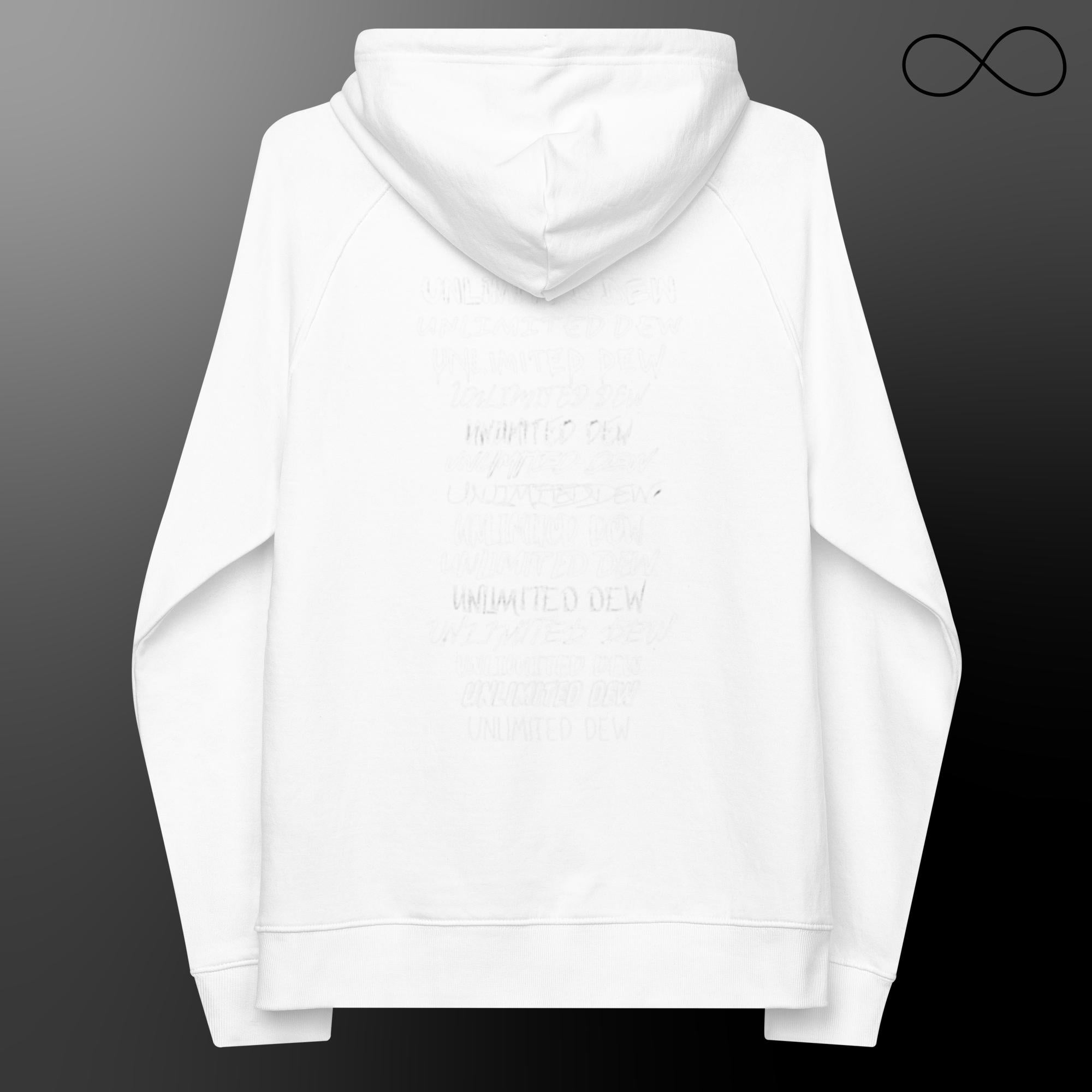 MULTIPLE FONTS- reg- Unisex eco raglan hoodie