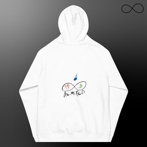 UD ANIME 2 Unisex eco raglan hoodie