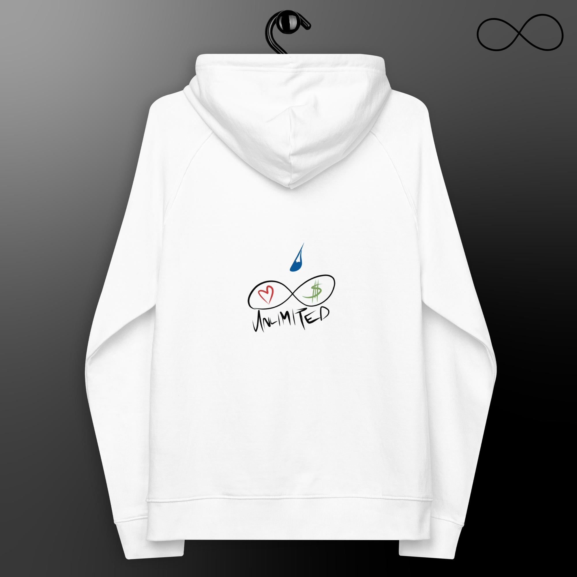 UD ANIME 2 Unisex eco raglan hoodie