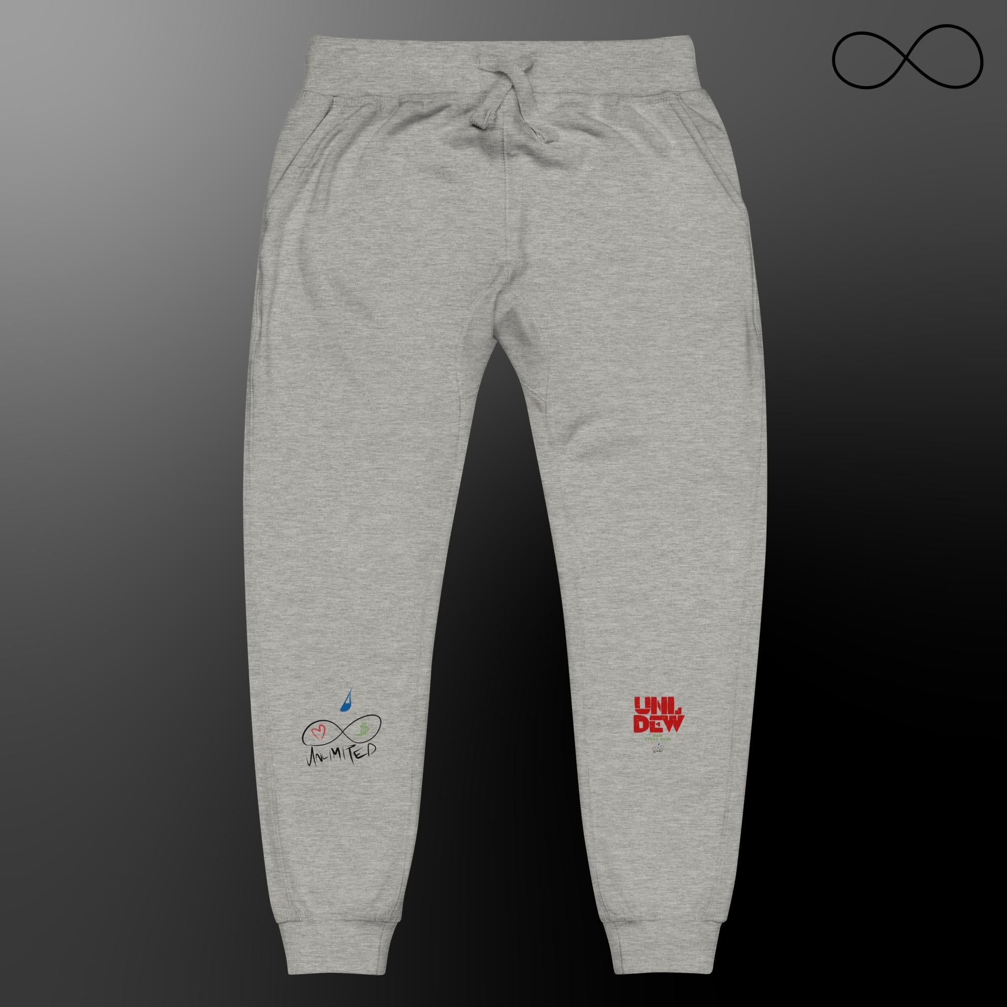 UNL DEW Red Unisex fleece sweatpants