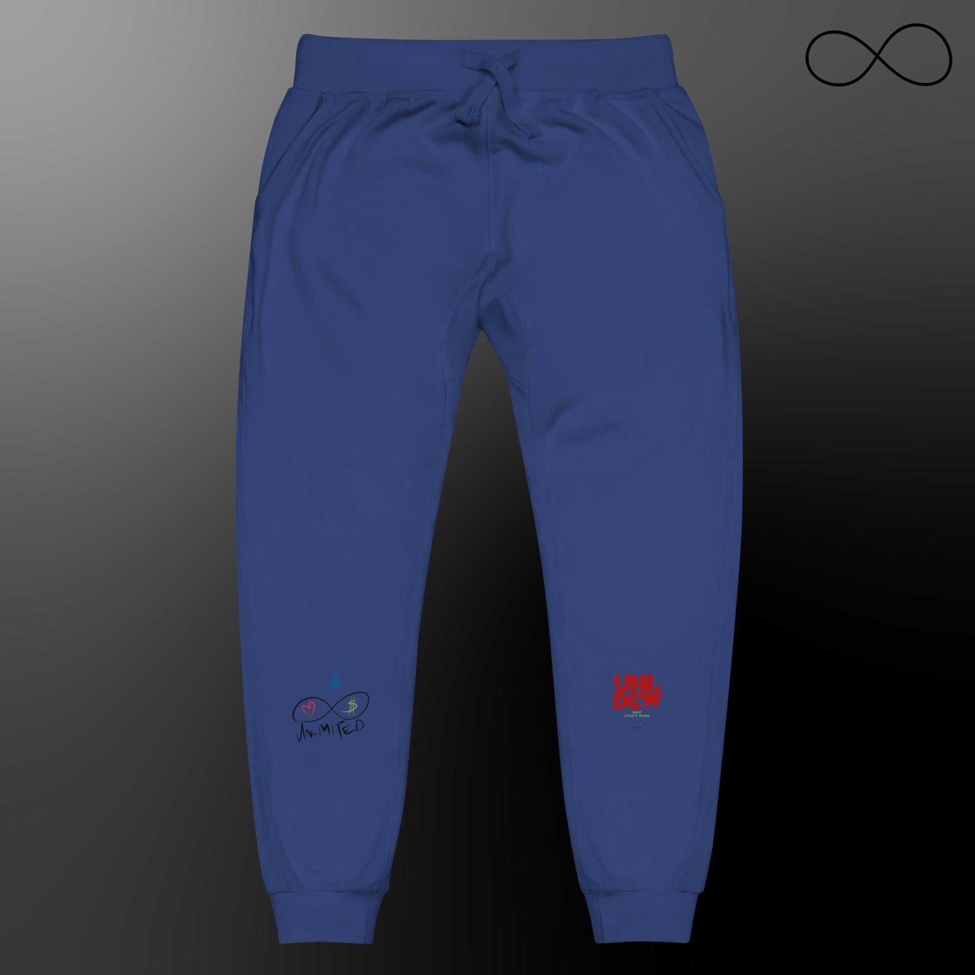 UNL DEW Red Unisex fleece sweatpants