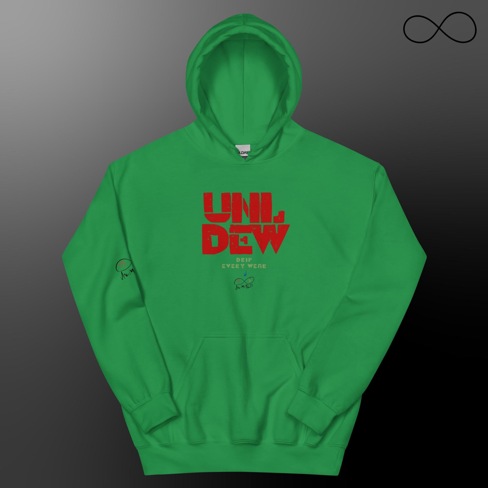 UNL DEW Red Unisex Hoodie