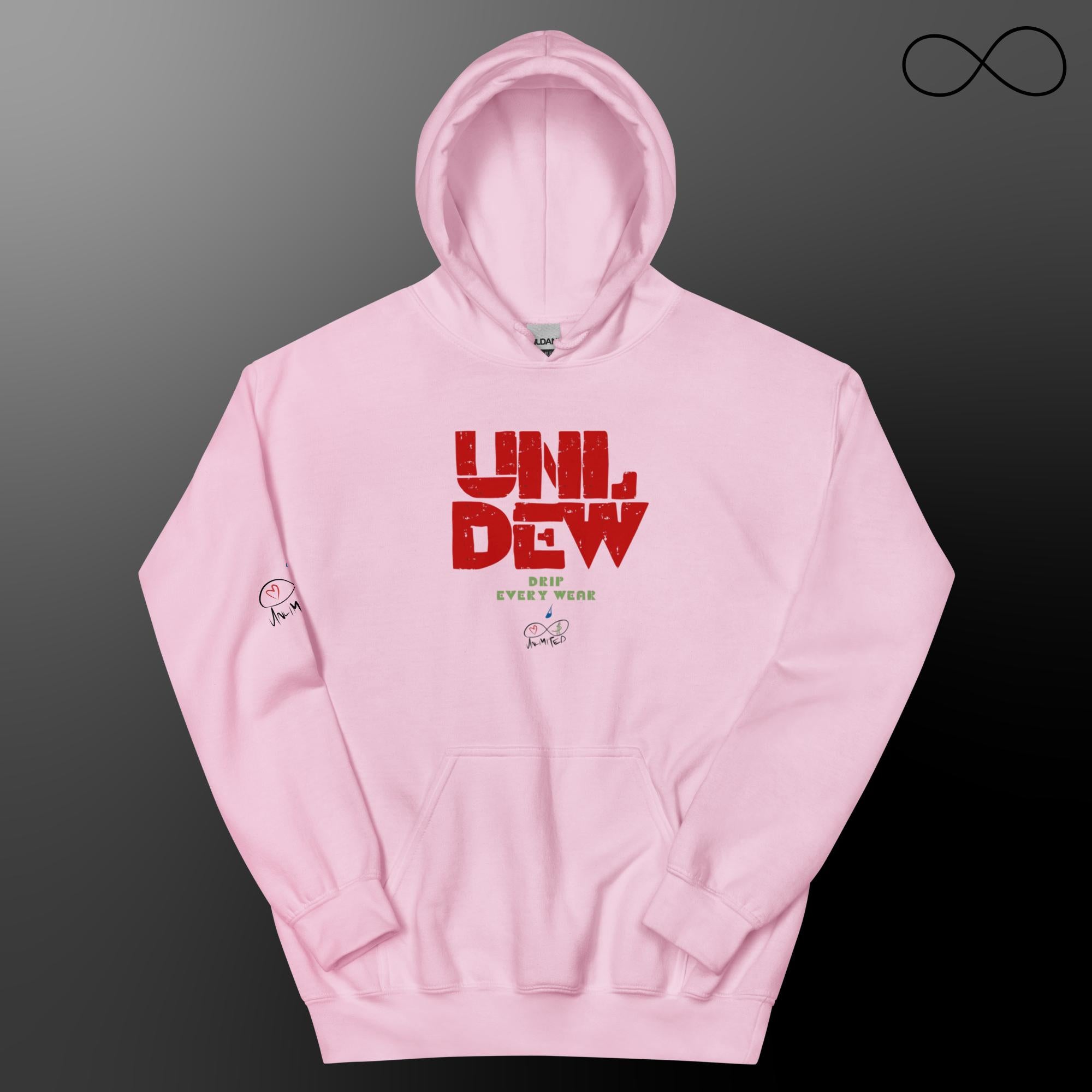 UNL DEW Red Unisex Hoodie