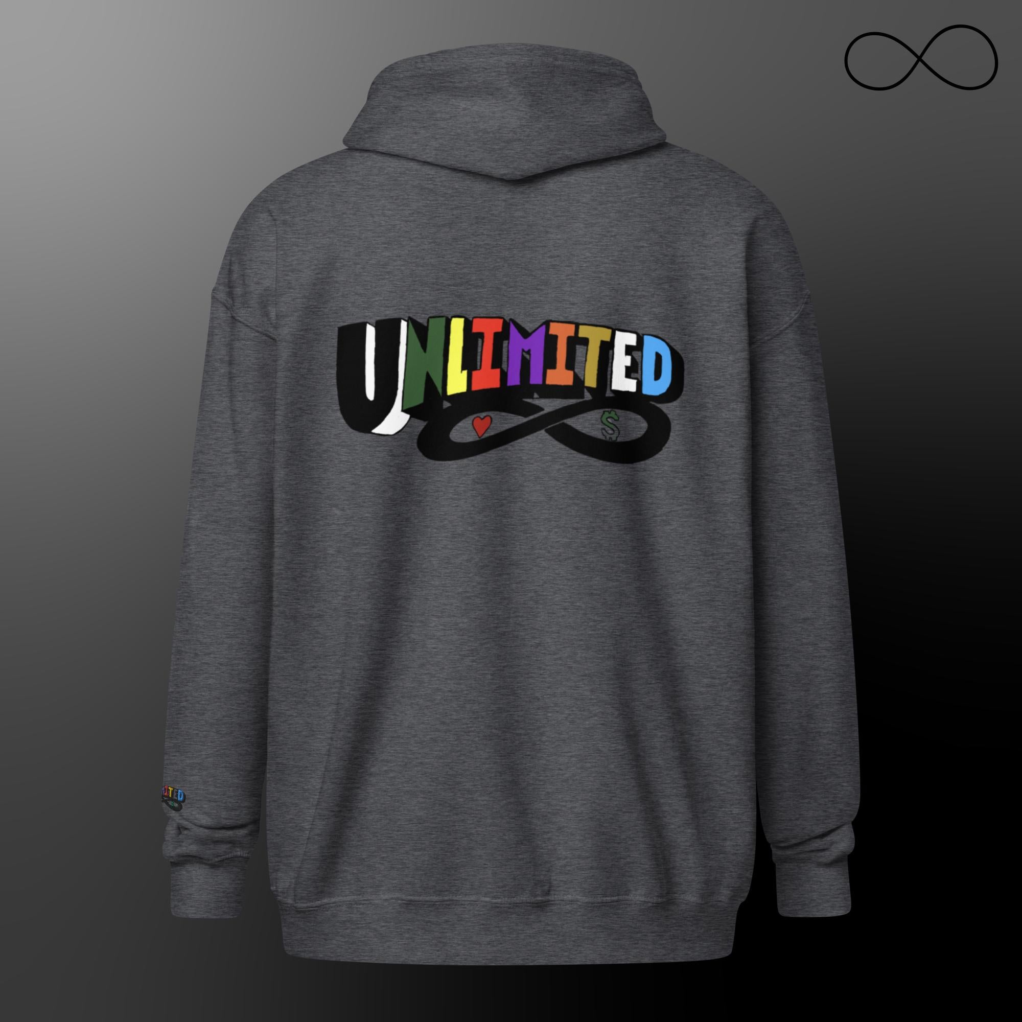 UN 1 Unisex heavy blend zip hoodie