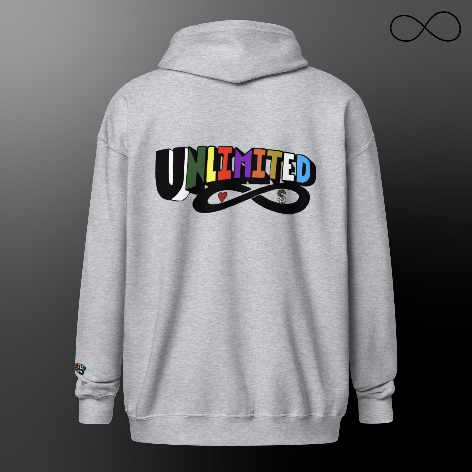 UN 1 Unisex heavy blend zip hoodie