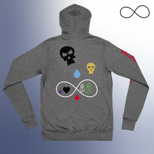 Infinity 2 Dew Unisex zip hoodie