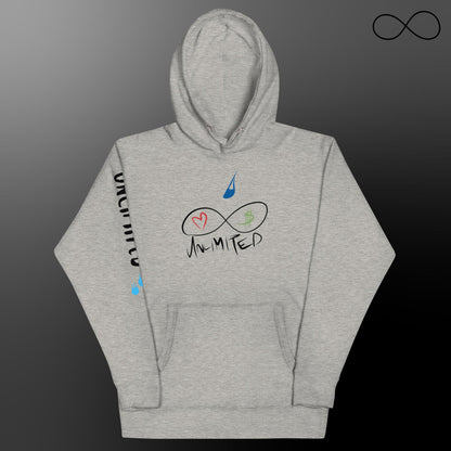 Sudadera unisex con múltiples fuentes ilimitadas