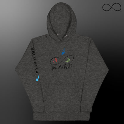 Sudadera unisex con múltiples fuentes ilimitadas