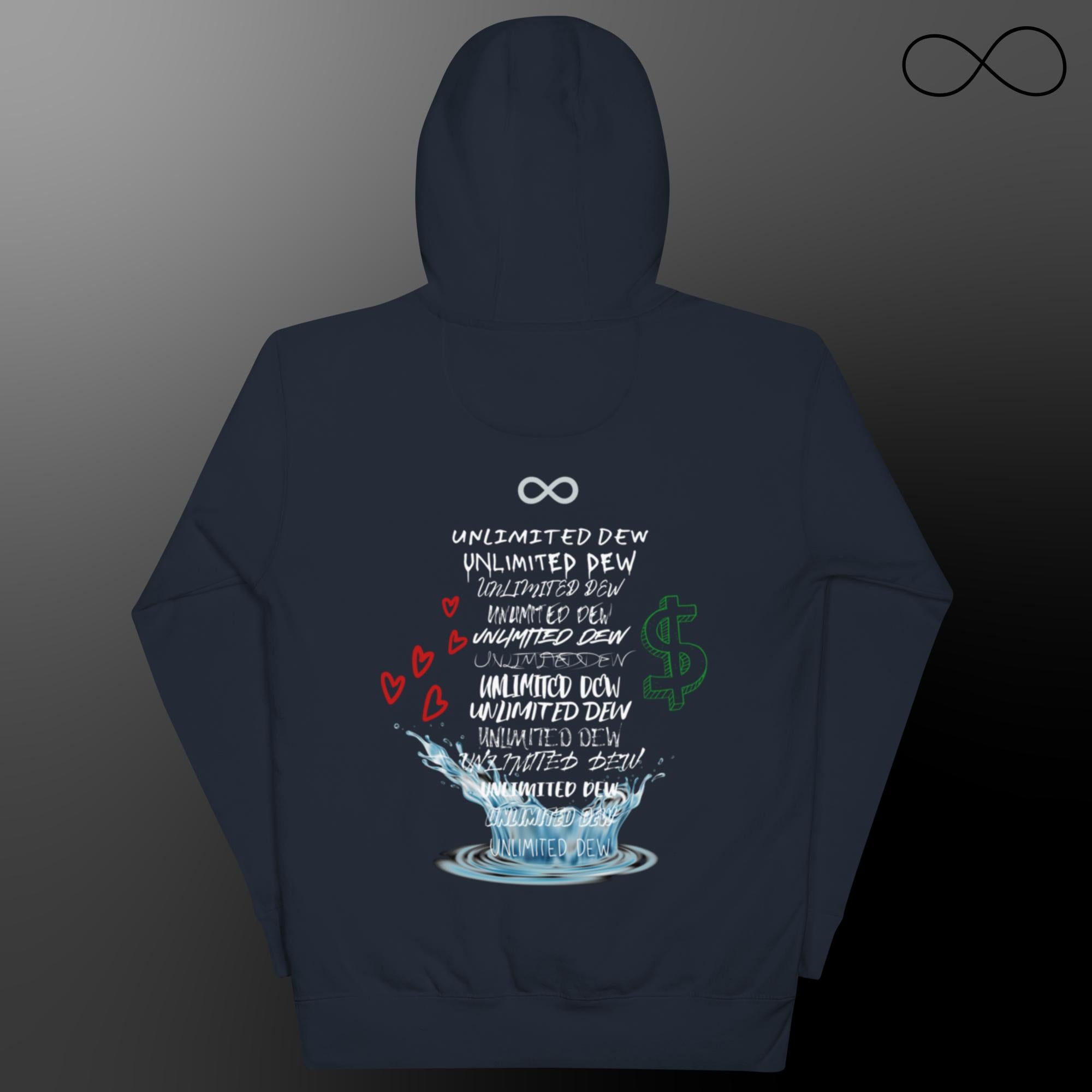 multiple fonts dos Unisex Hoodie