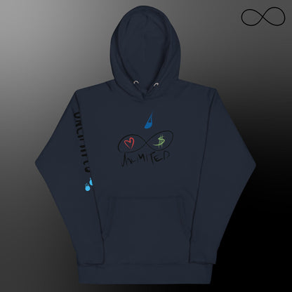 Sudadera unisex con múltiples fuentes ilimitadas