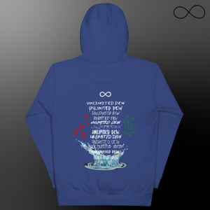 multiple fonts dos Unisex Hoodie