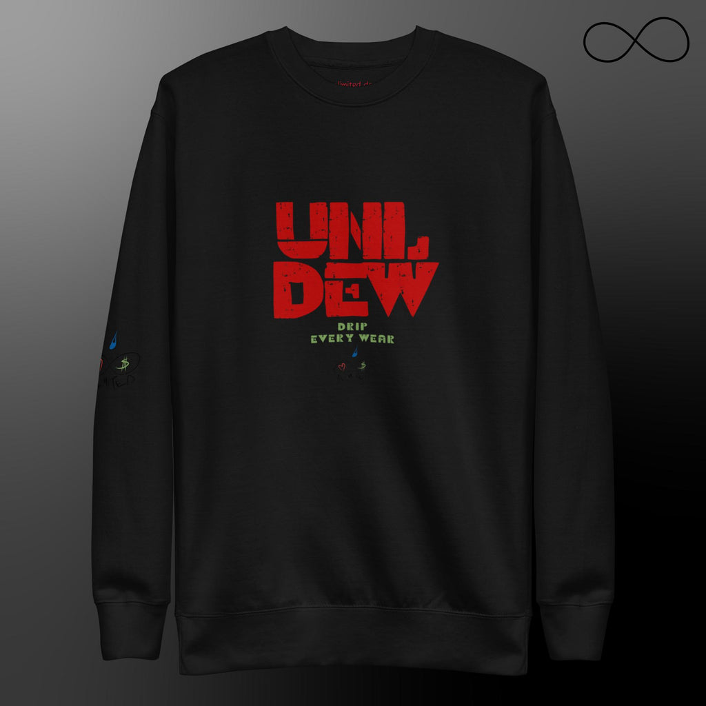 UNL DEW Red Unisex Premium Sweatshirt