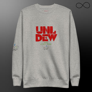 UNL DEW Red Unisex Premium Sweatshirt