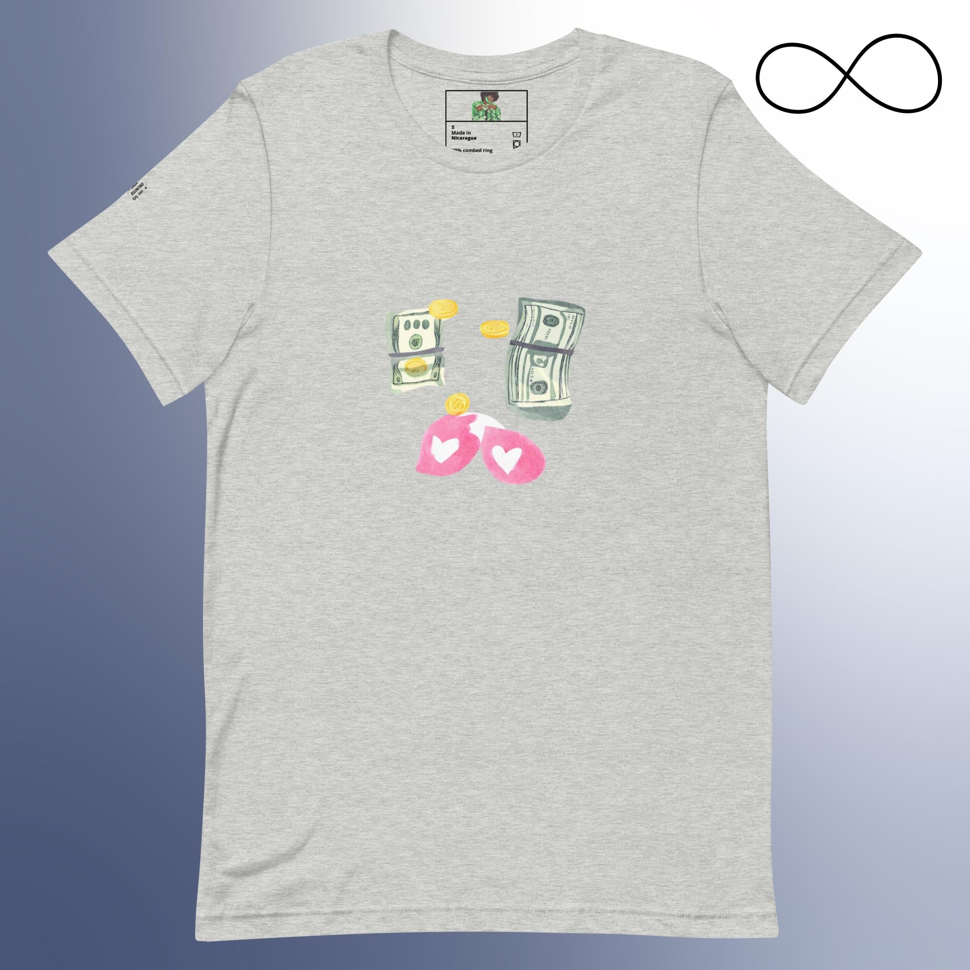 UD MONEY LUV Unisex t-shirt