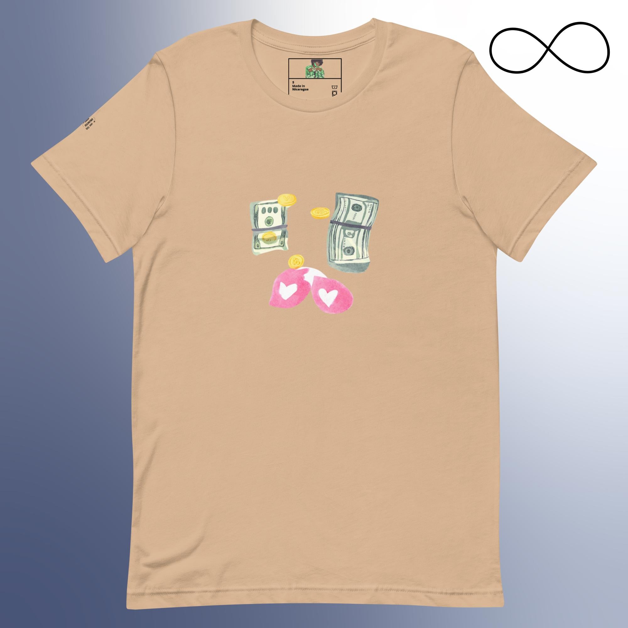 UD MONEY LUV Unisex t-shirt