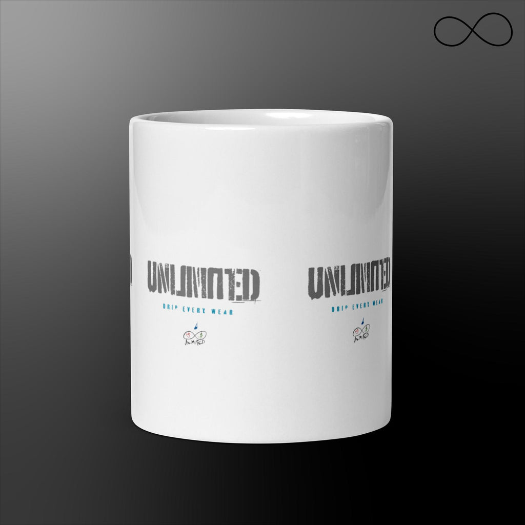 UNL DEW 3 White glossy mug