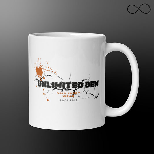 Taza blanca brillante Unlimited Dew 7