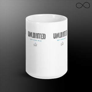 UNL DEW 3 White glossy mug