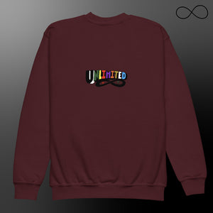 UN 1 -CREE8 Youth crewneck sweatshirt