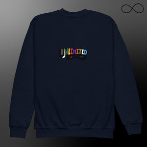 UN 1 -CREE8 Youth crewneck sweatshirt