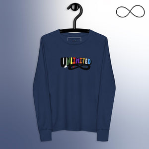 un 1 Youth long sleeve tee