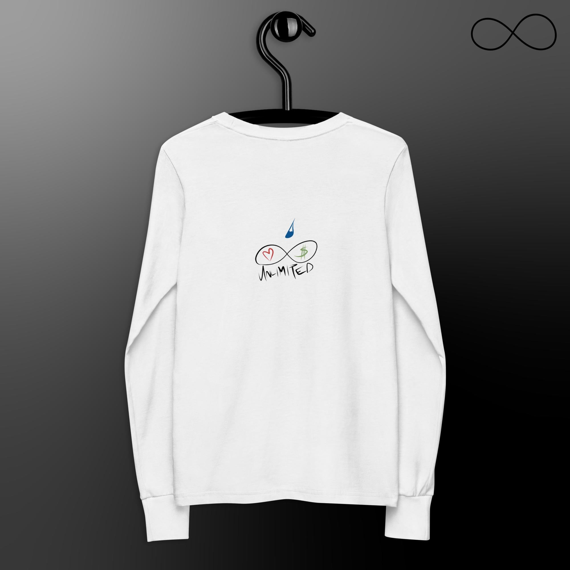 C8 Youth long sleeve tee