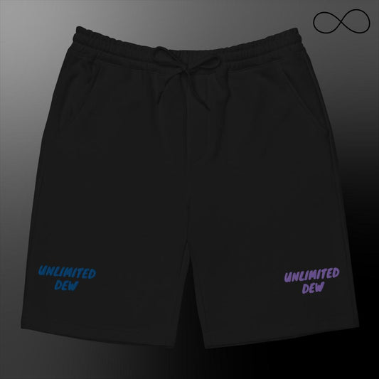 Pantalones cortos de polar con letras U