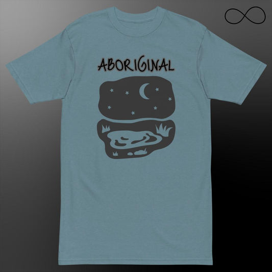 Camiseta premium de peso pesado A B.