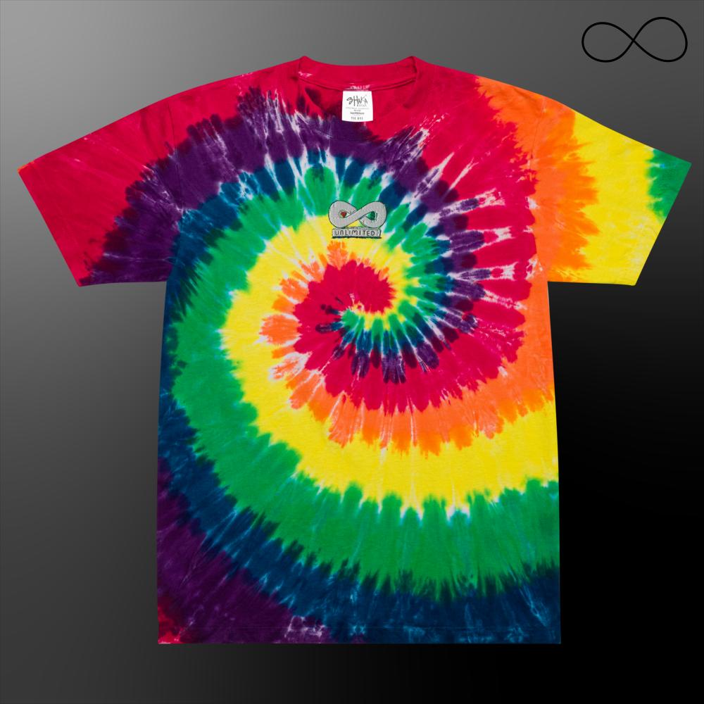 u d. Oversized tie-dye Tee