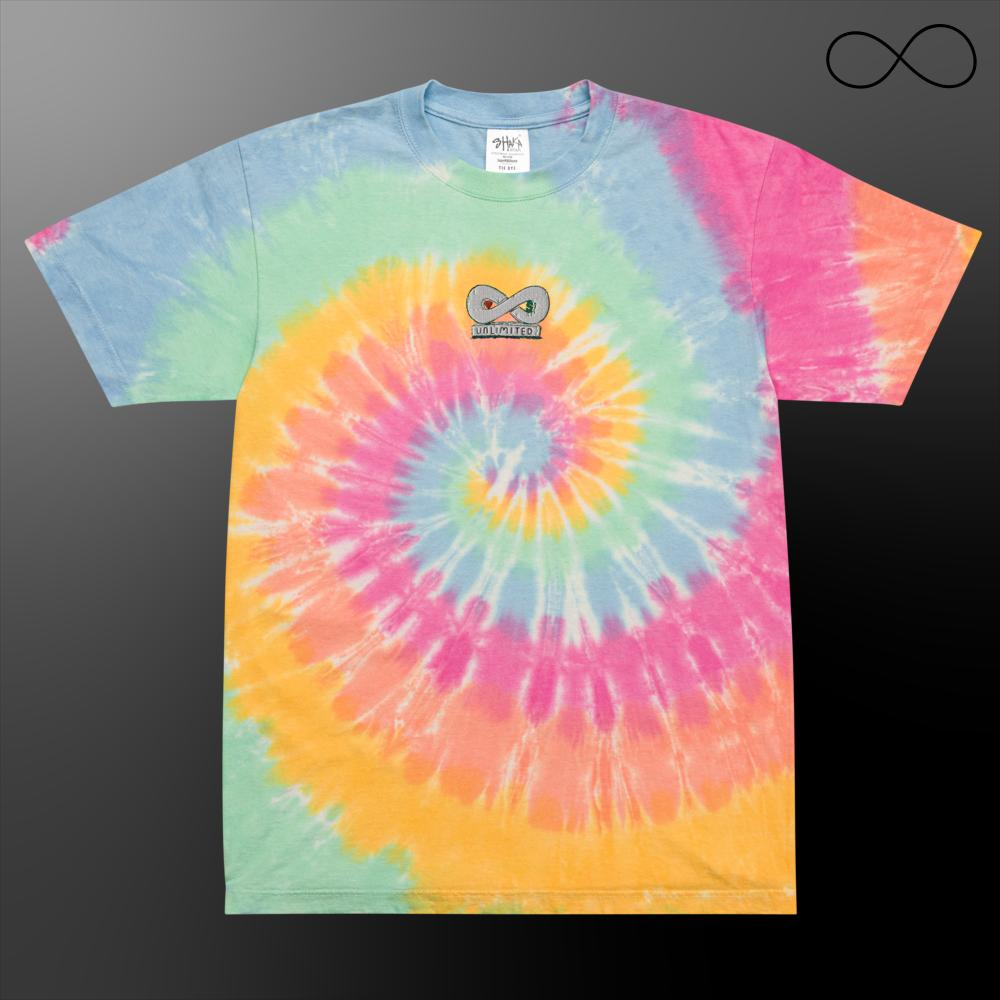 u d. Oversized tie-dye Tee