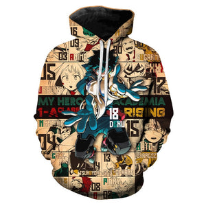 Anime My Hero Academia 3D Printed Hoodie