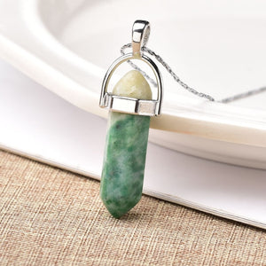 1PC Natural Crystal Point Pendant