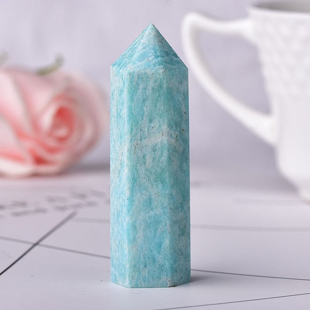 1PC Natural Healing Stone Energy Obelisk