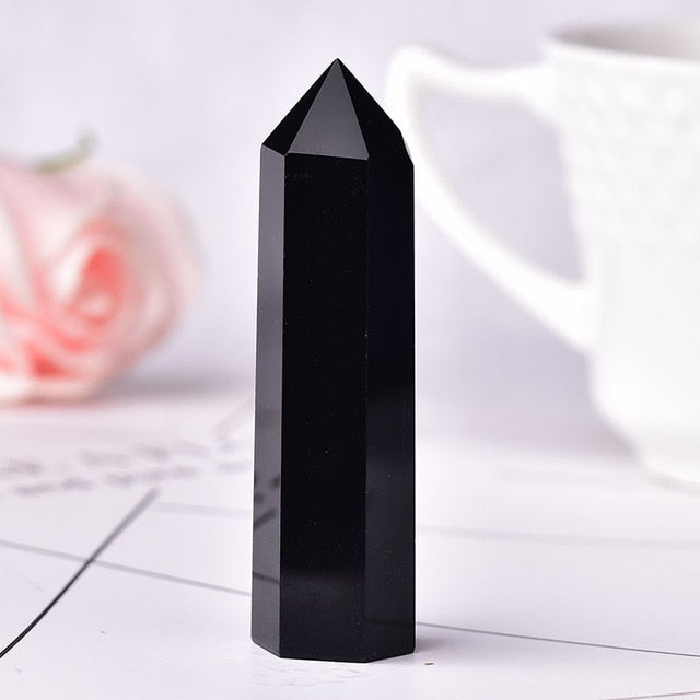 1PC Natural Healing Stone Energy Obelisk