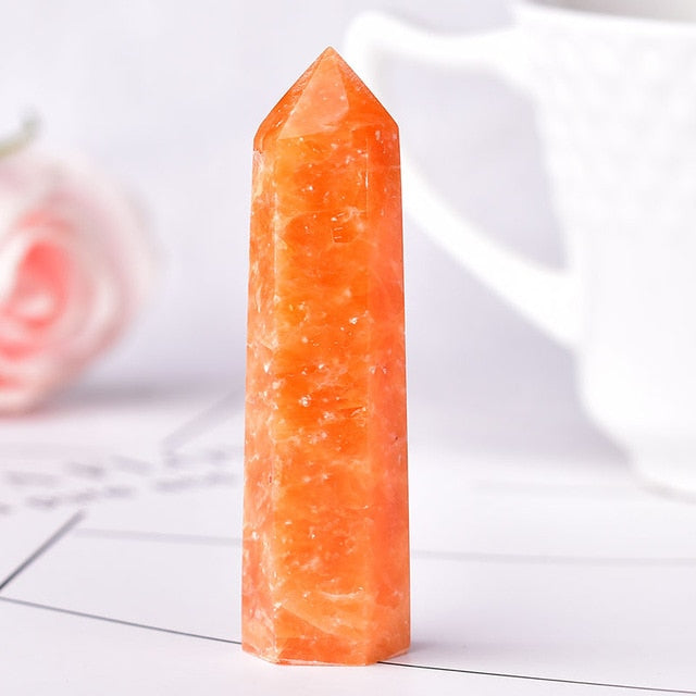 1PC Natural Healing Stone Energy Obelisk