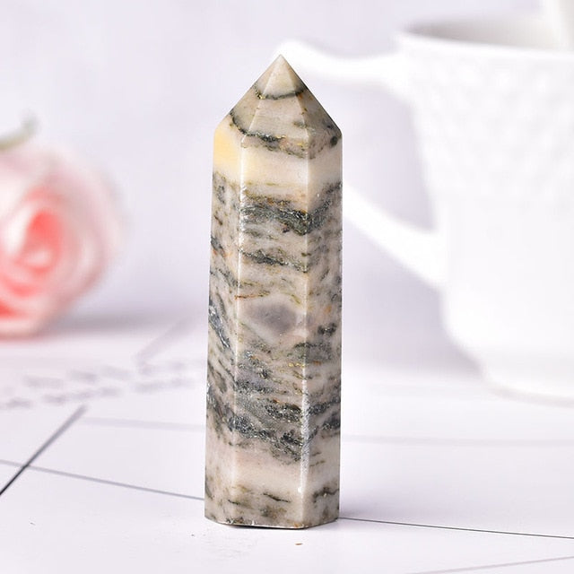 1PC Natural Healing Stone Energy Obelisk