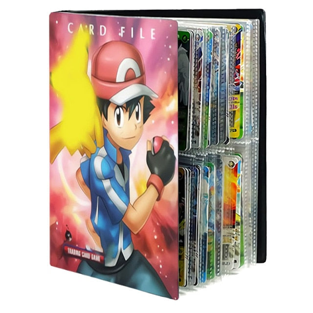 Anime Pokemon Collectors Binder Trading Game