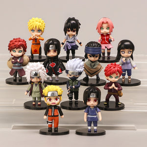 Anime Naruto Figurines Toy Sets 12/pc