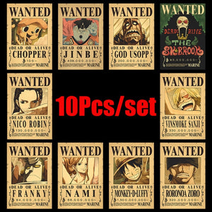 Anime Vintage Posters Set 10/pc