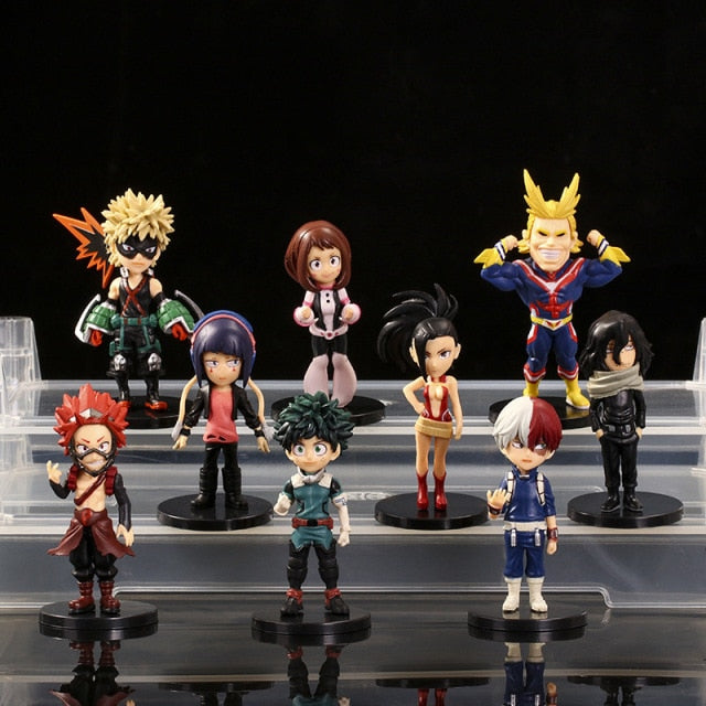 Anime My Hero Academia Figurines Deku Set