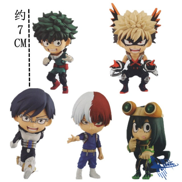 Anime My Hero Academia Figurines Deku Set