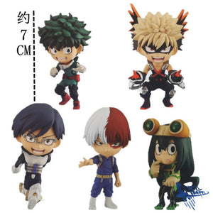 Anime My Hero Academia Figurines Deku Set