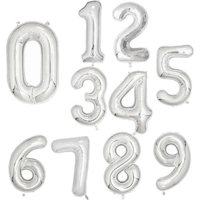 Big Digital Balloons Number Balloon 0-9